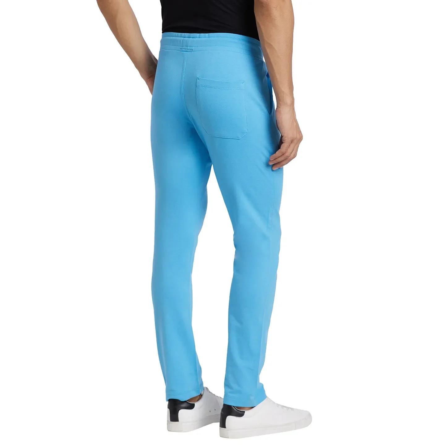 Blue Regular Fit Men's Track Pants by Being Human Clothing - Image 3