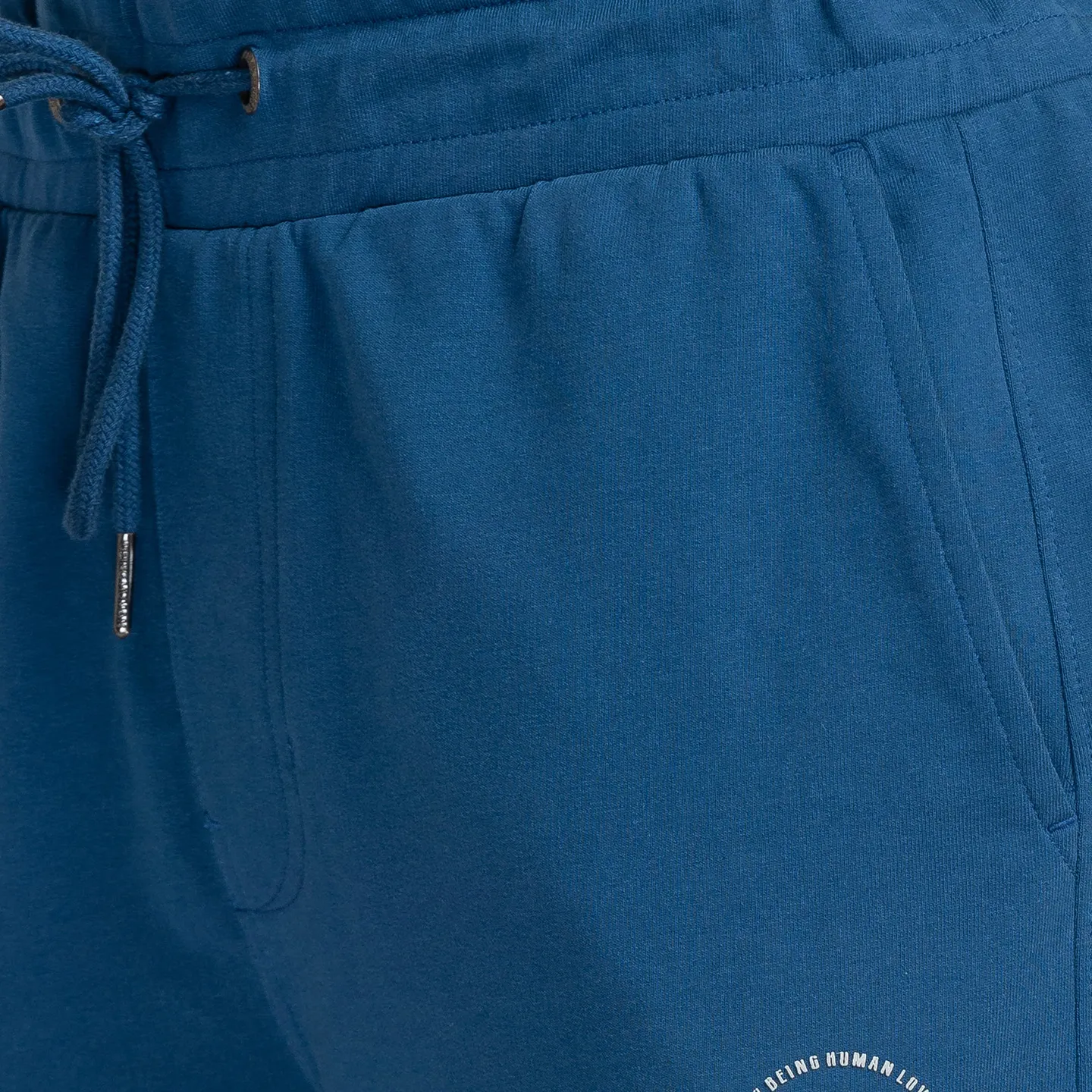 Blue Regular Fit Men's Track Pants by Being Human Clothing - Image 4