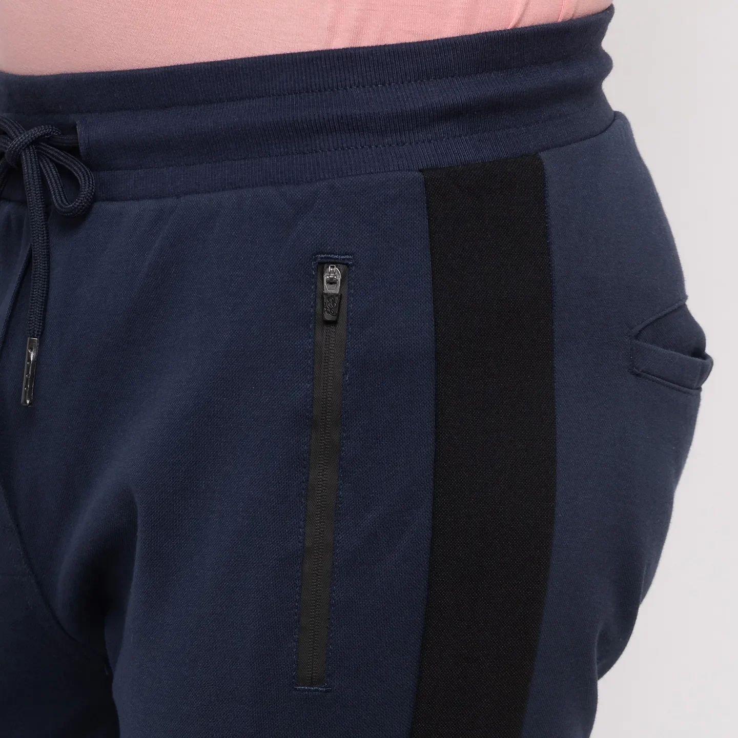 Blue Regular Fit Men's Track Pants by Being Human Clothing - Image 5
