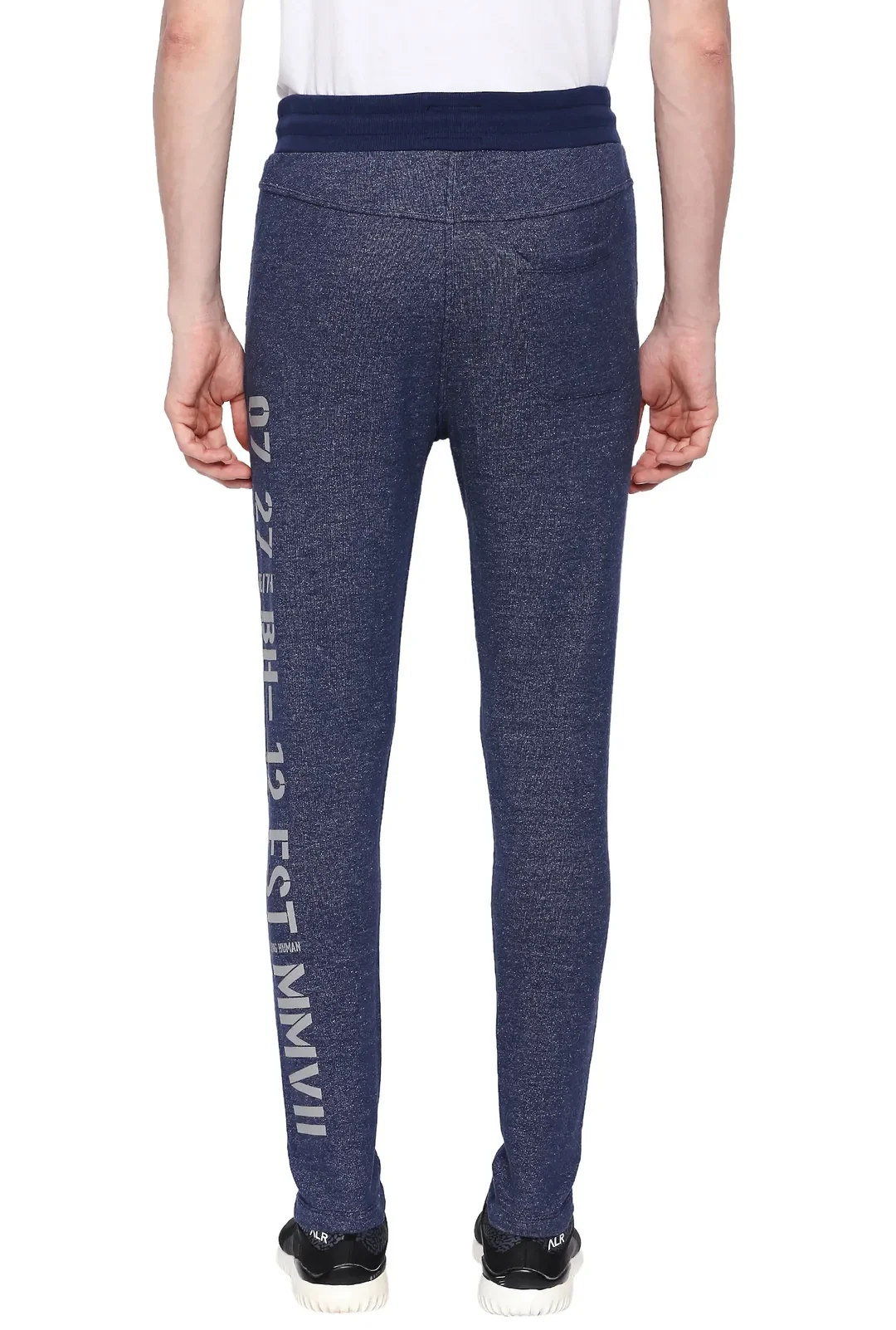 Blue Regular Fit Men's Track Pants by Being Human Clothing - Image 3