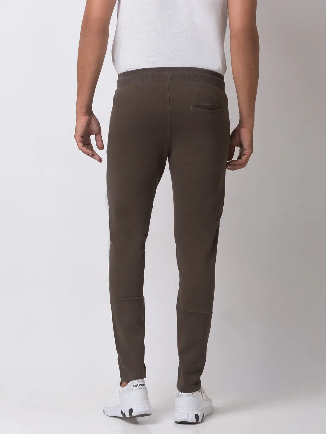 Green Regular Fit Men's Track Pants by Being Human Clothing - Image 4