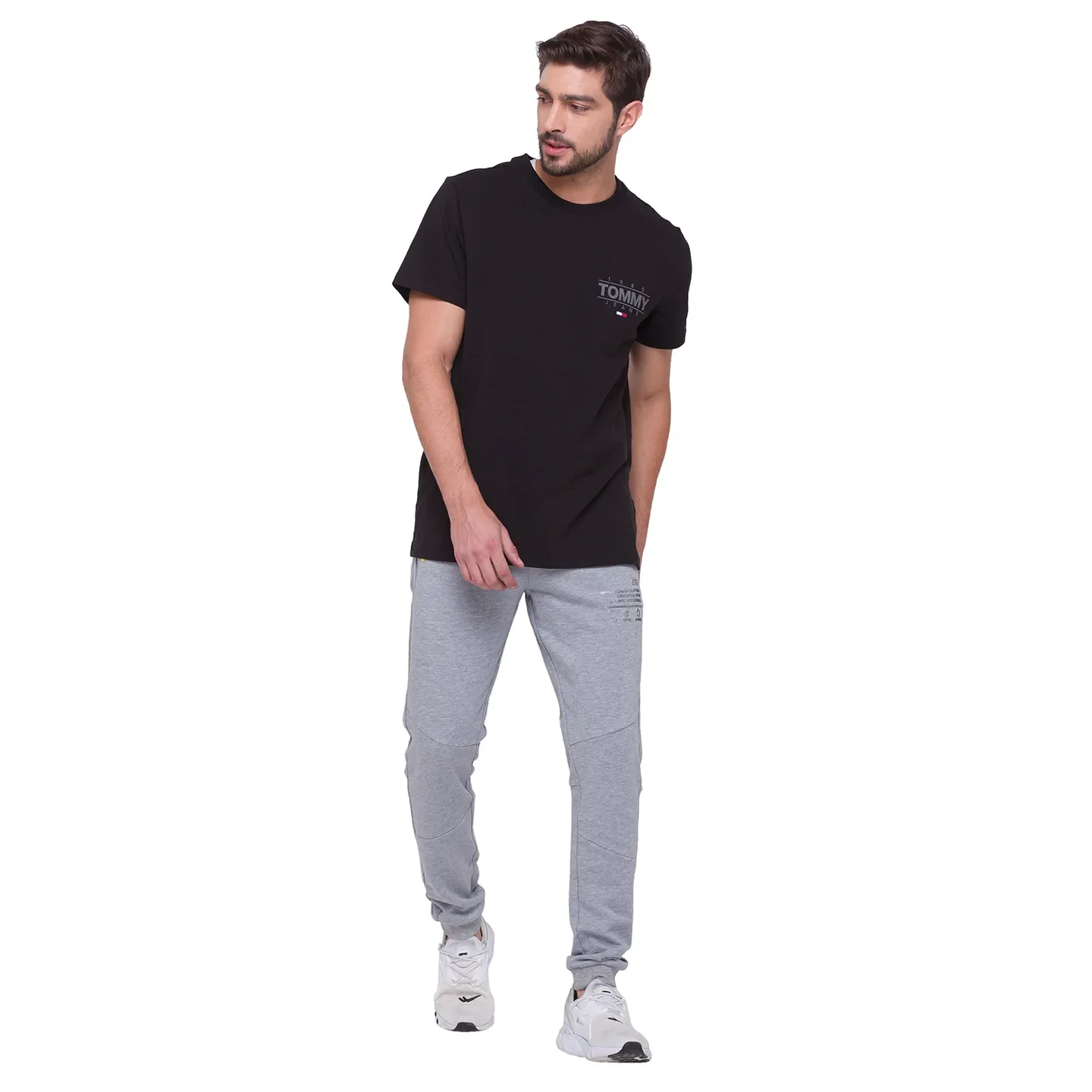 Grey Regular Fit Men's Track Pants by Being Human Clothing - Image 5