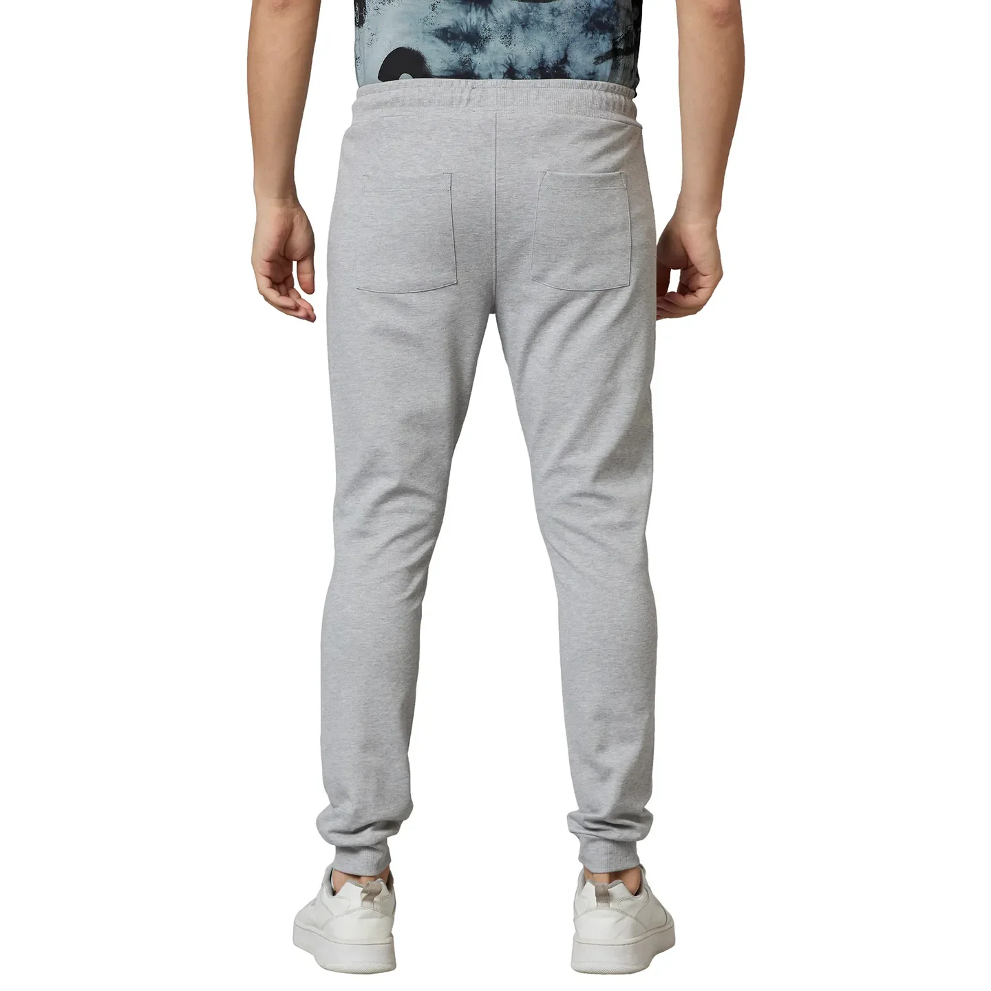 Grey Regular Fit Track Pants For Men By Being Human Clothing - Image 2