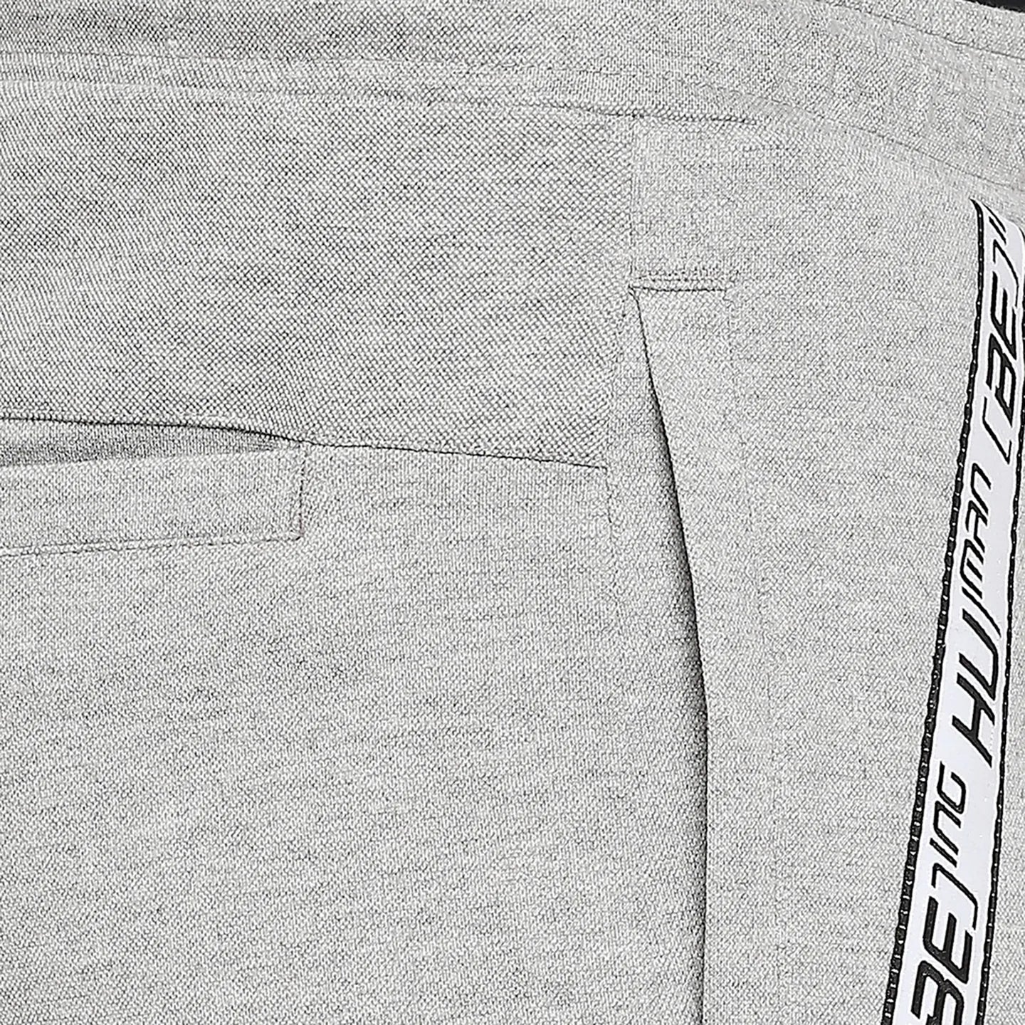 Grey Regular Fit Men's Track Pants by Being Human Clothing - Image 5