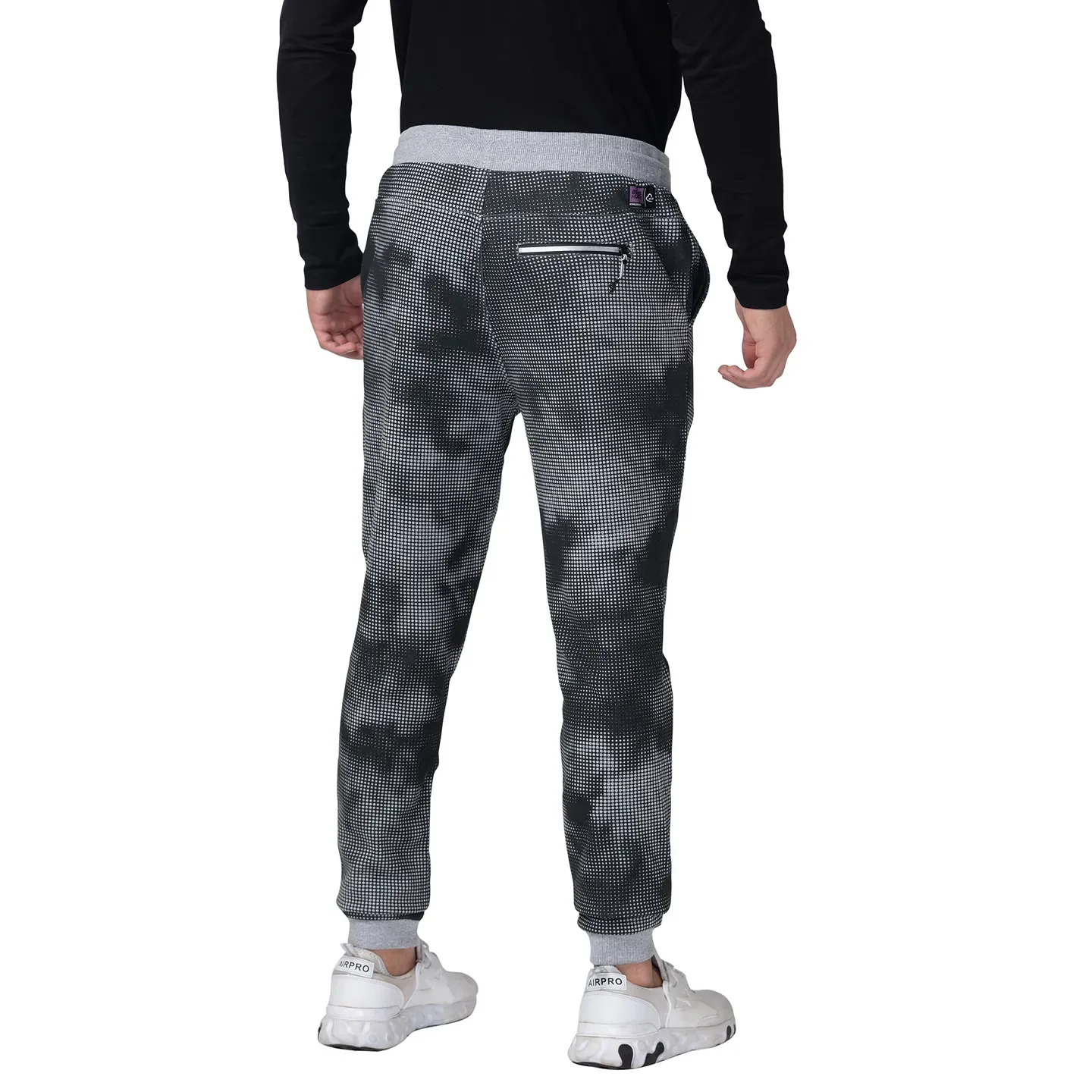 Grey Regular Fit Men's Track Pants by Being Human Clothing - Image 3