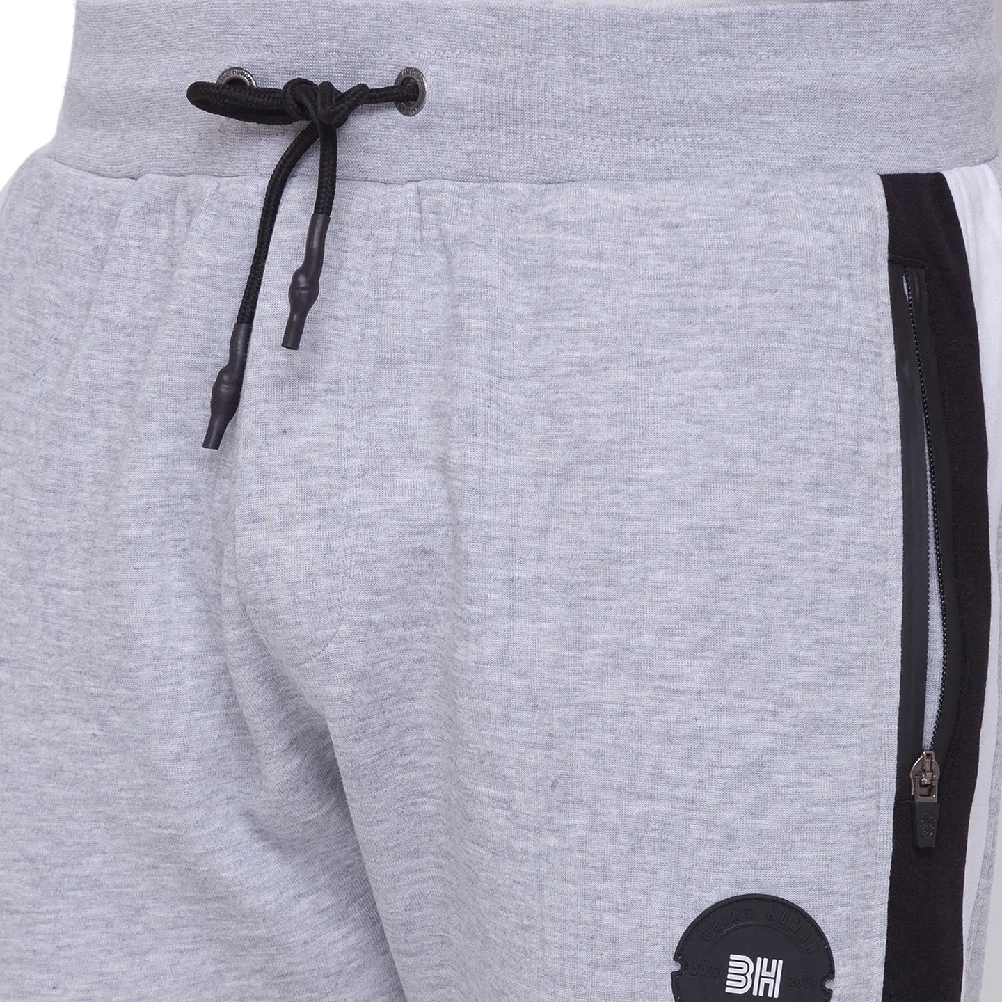 Grey Regular Fit Track Pants For Men By Being Human Clothing - Image 4