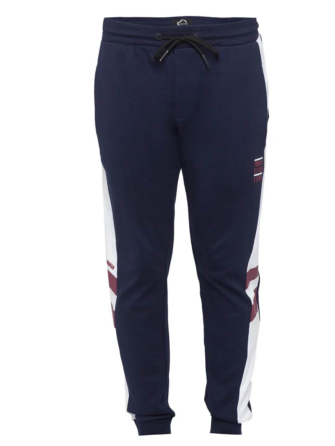 Blue Regular Fit Men's Track Pants by Being Human Clothing - Image 5