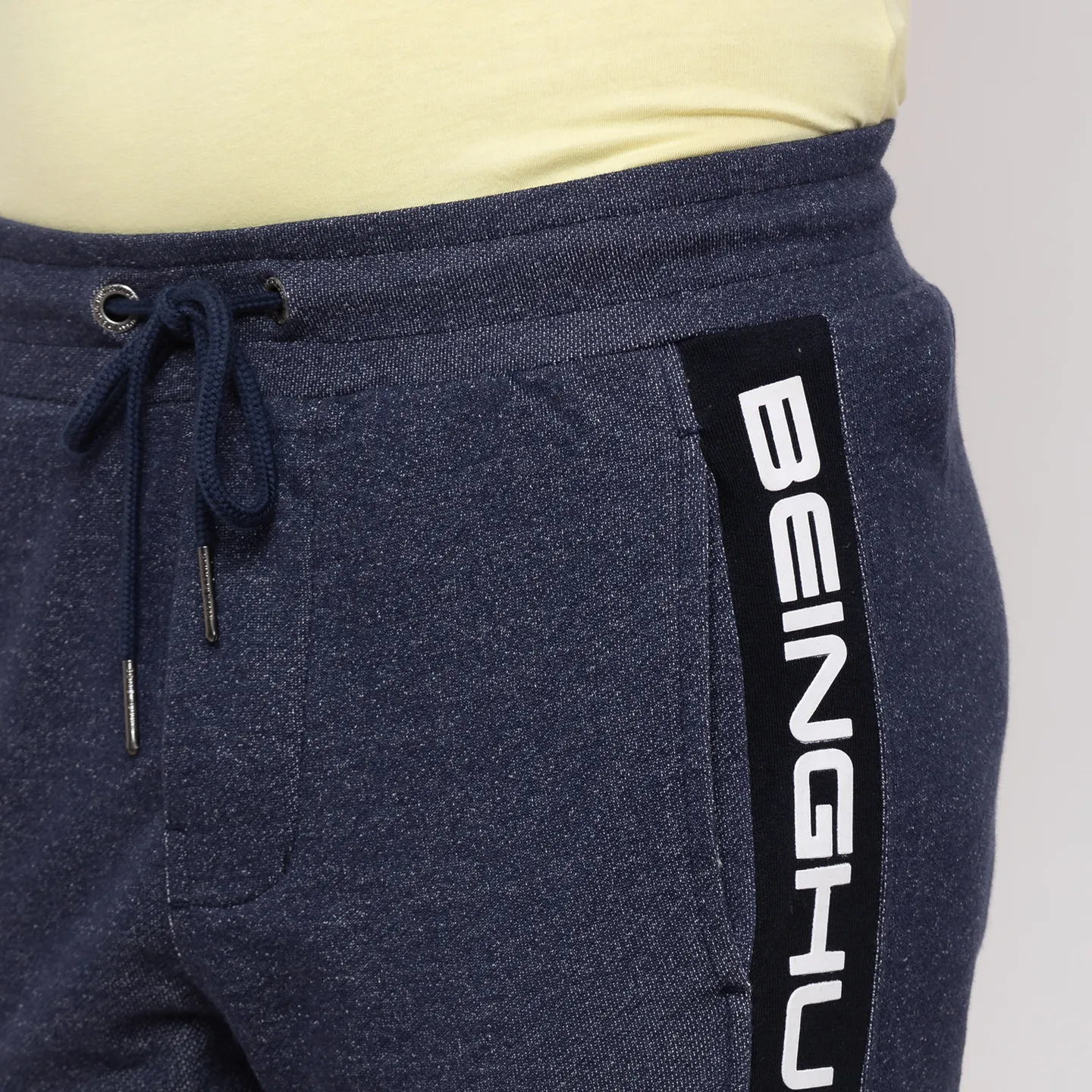 Blue Regular Fit Men's Track Pants by Being Human Clothing - Image 5