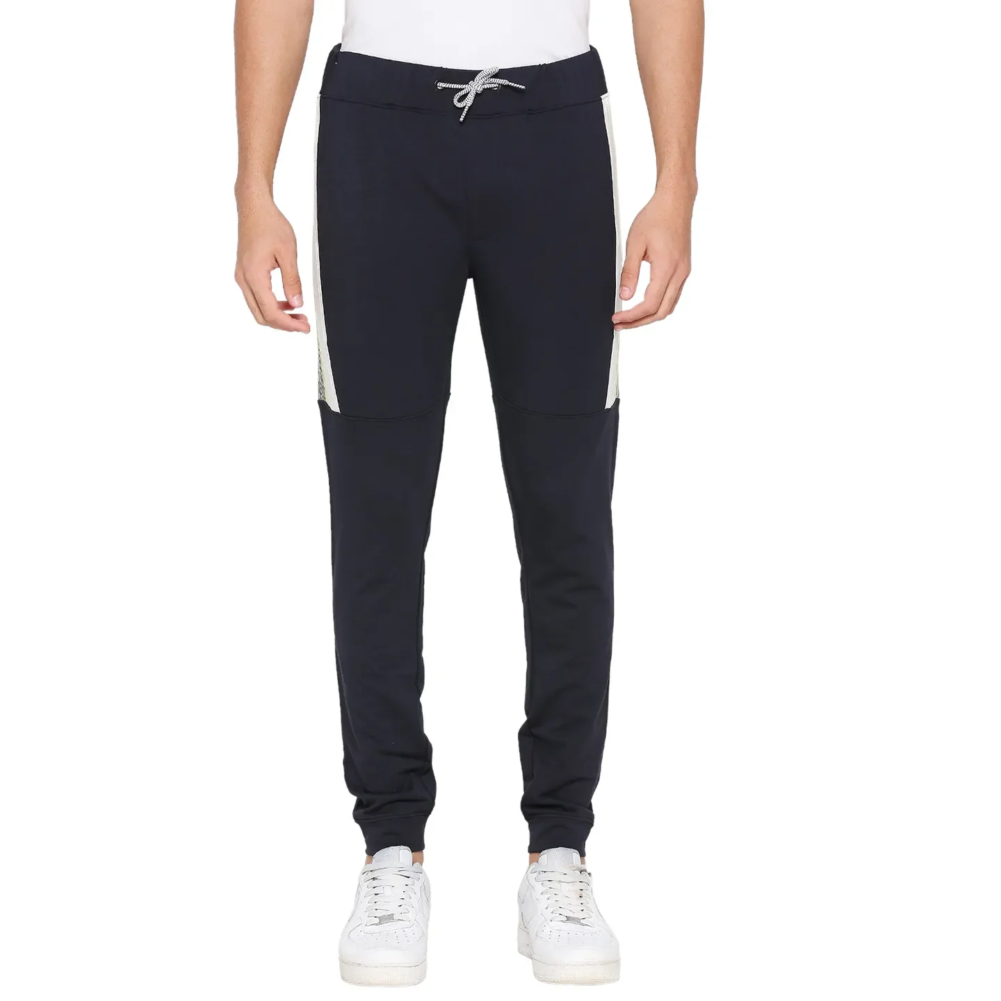 Navy Regular Fit Track Pants For Men By Being Human Clothing