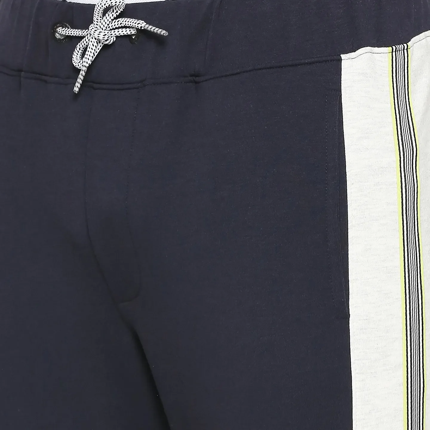 Navy Regular Fit Track Pants For Men By Being Human Clothing - Image 5