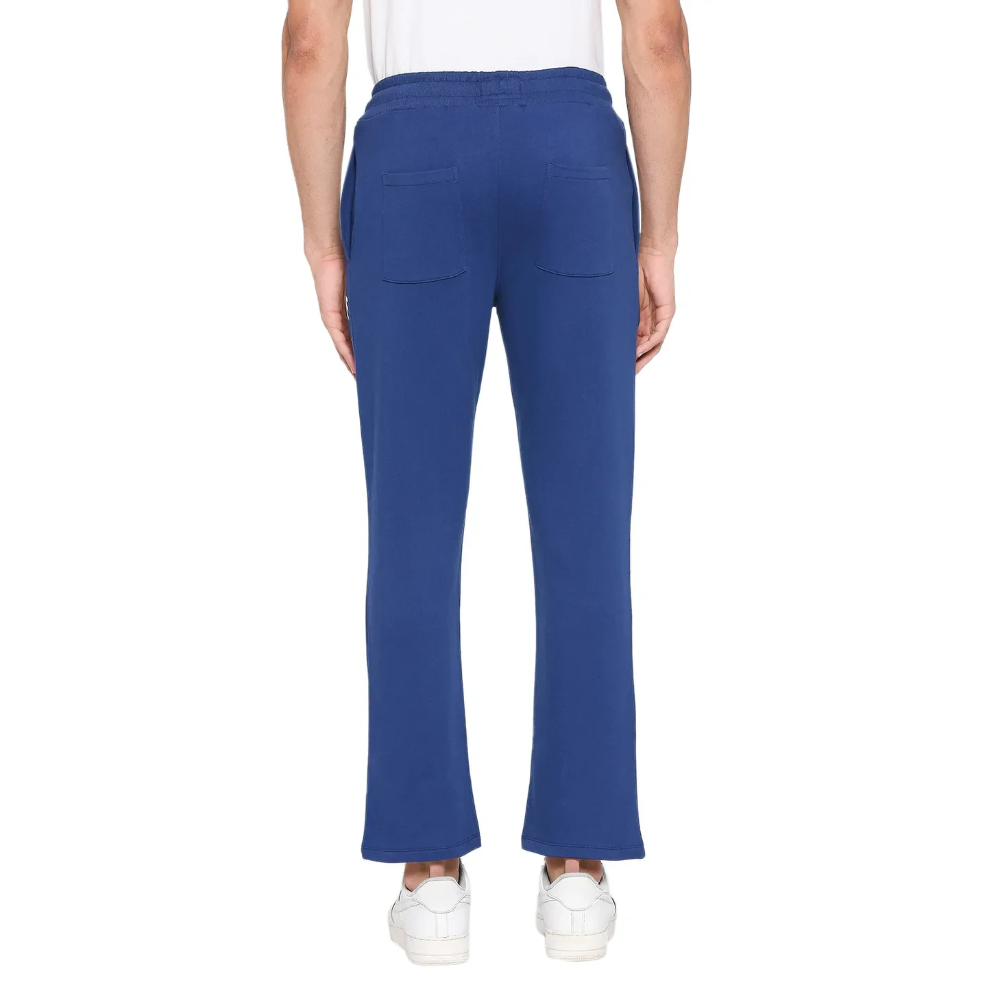 Navy Regular Fit Track Pants For Men By Being Human Clothing - Image 4