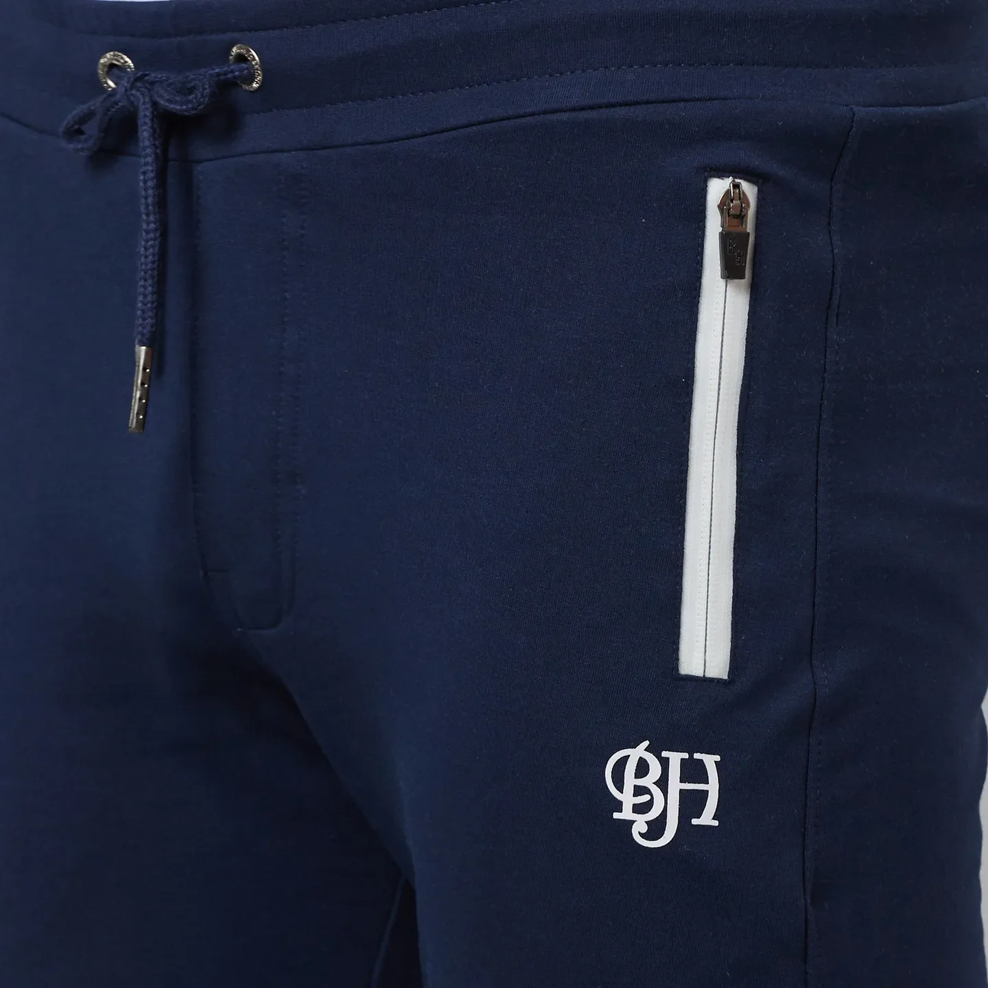 Navy Regular Fit Track Pants For Men By Being Human Clothing - Image 5