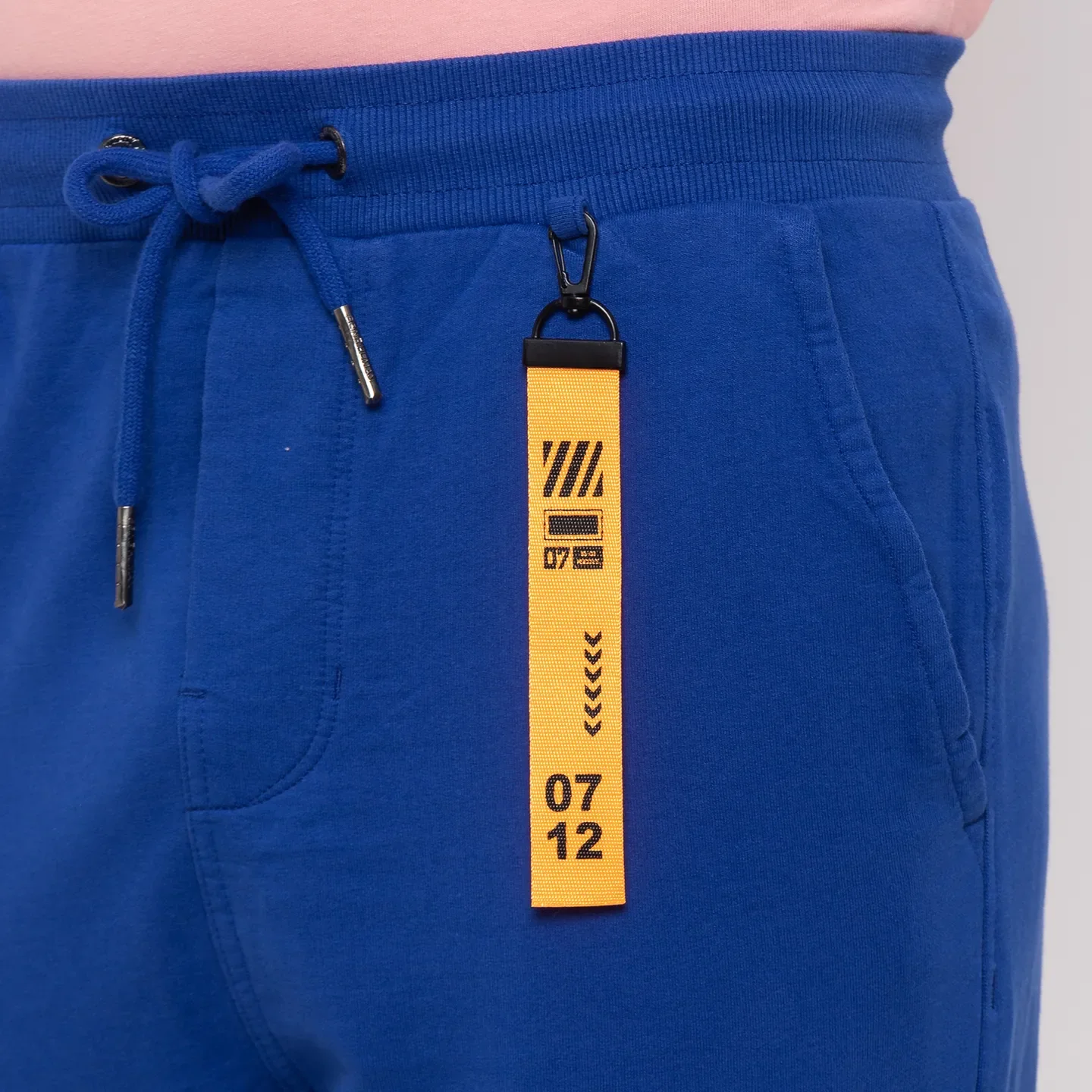 Royal Blue Regular Fit Track Pants For Men By Being Human Clothing - Image 3