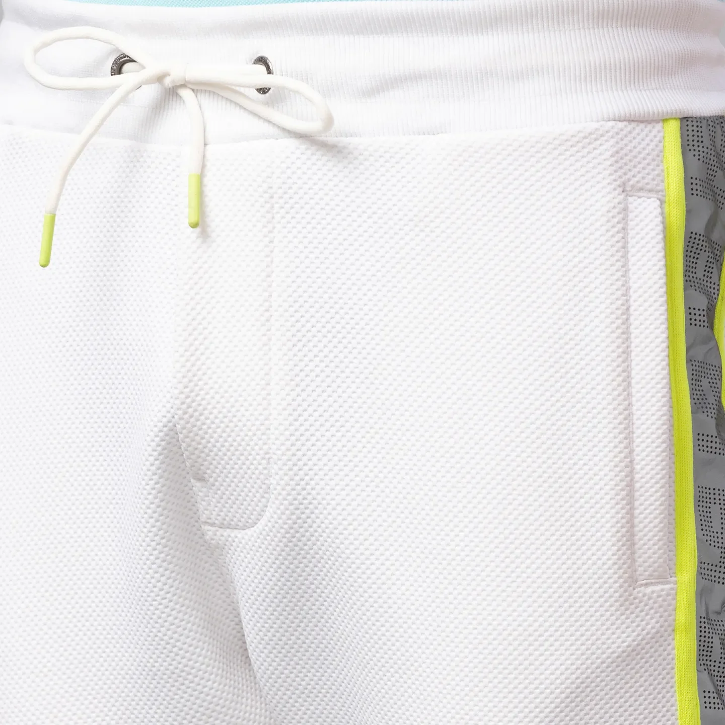White Regular Fit Men's Track Pants by Being Human Clothing - Image 5