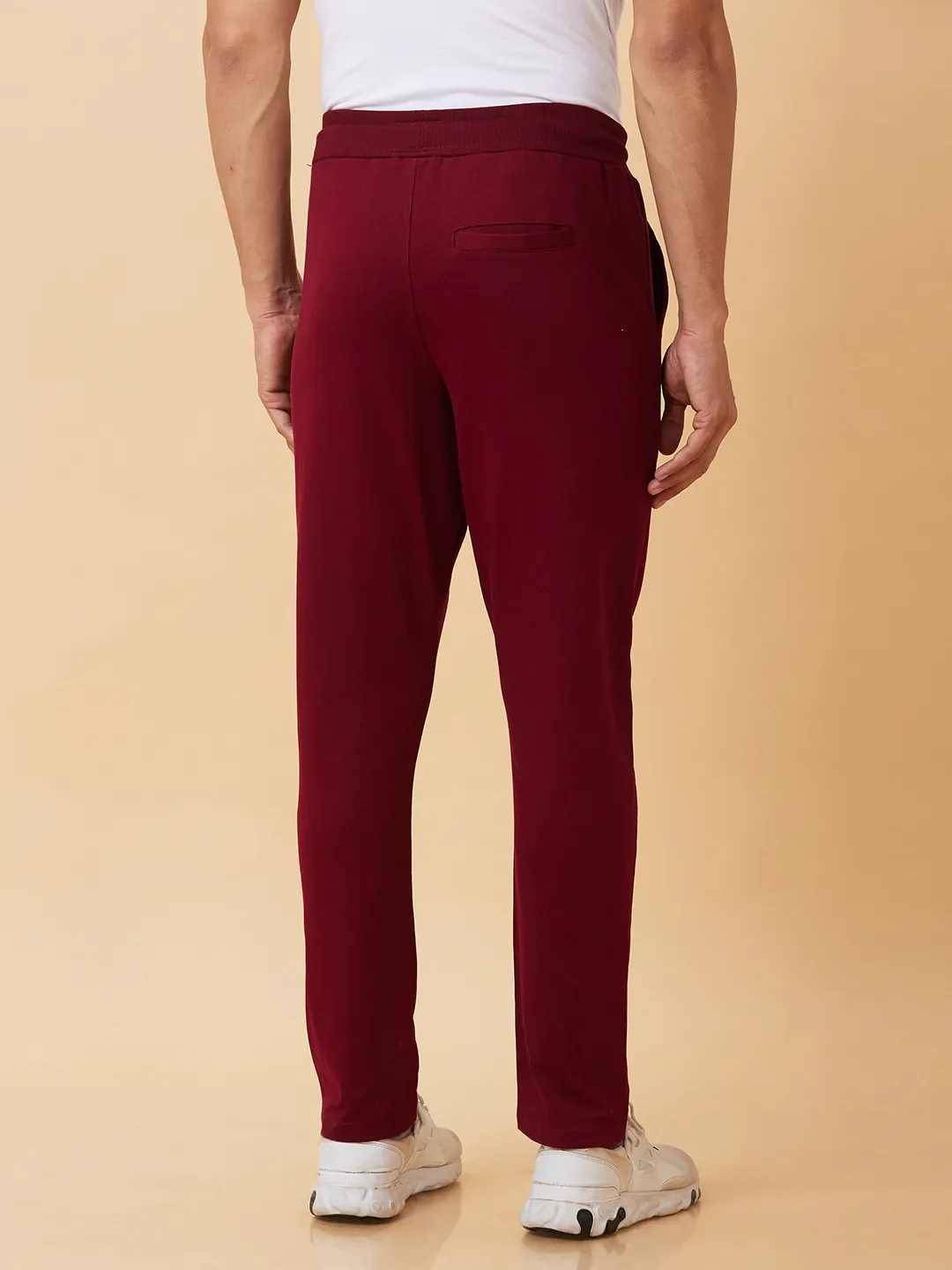 Red Regular Fit Men's Track Pants by Being Human Clothing - Image 2