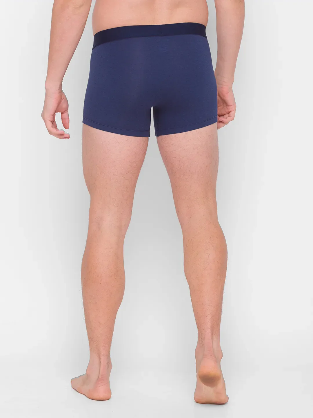 White Regular Fit Cotton Trunk by Being Human Clothing - Image 3