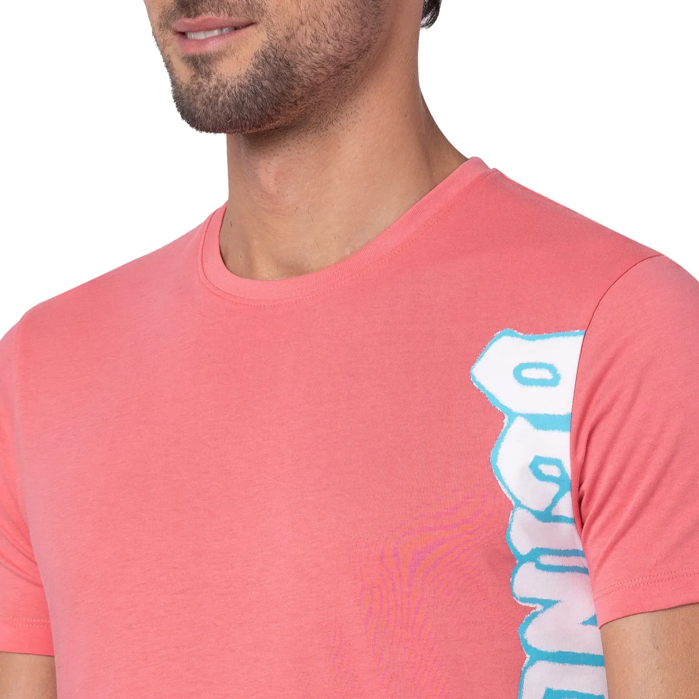 Pink Regular Fit Men's Short Sleeves T-Shirt by Being Human Clothing - Image 5