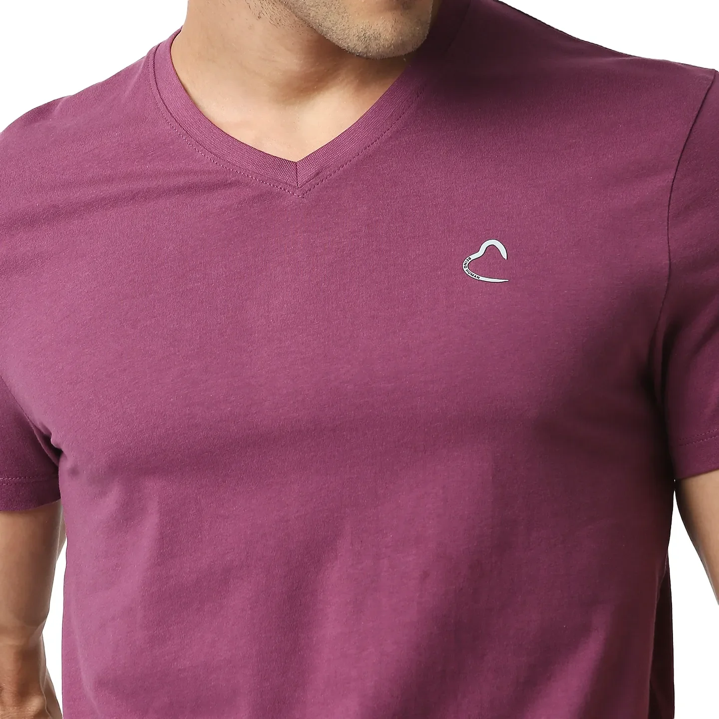 Pink Regular Fit Men's Short Sleeves T-Shirt by Being Human Clothing - Image 4