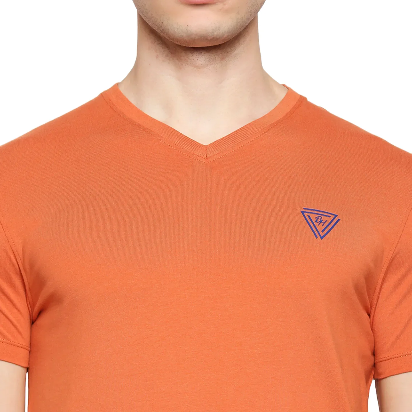 Brown Regular Fit Men's Short Sleeves T-Shirt by Being Human Clothing - Image 5