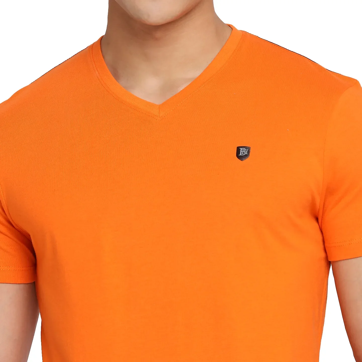 White Regular Fit Men's Short Sleeves T-Shirt by Being Human Clothing - Image 5