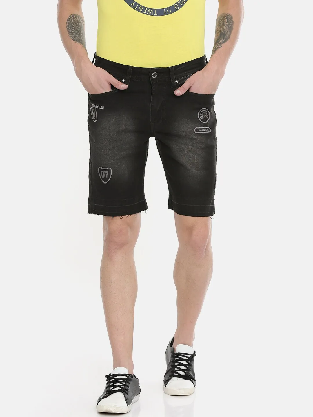 Black Shorts Fit Men's Shorts by Being Human Clothing