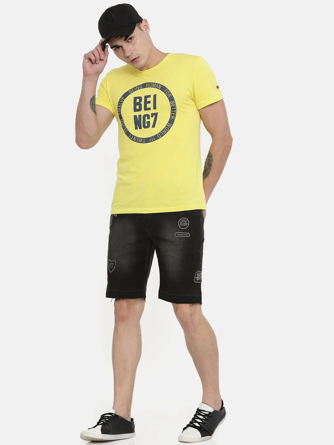 Black Shorts Fit Men's Shorts by Being Human Clothing - Image 4