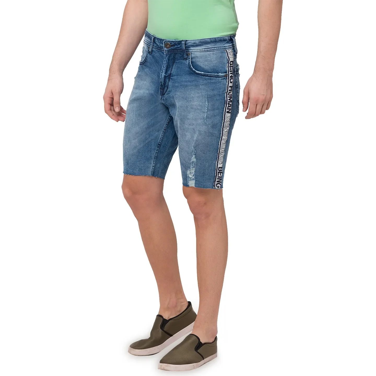 Blue Shorts Fit Men's Shorts by Being Human Clothing - Image 6