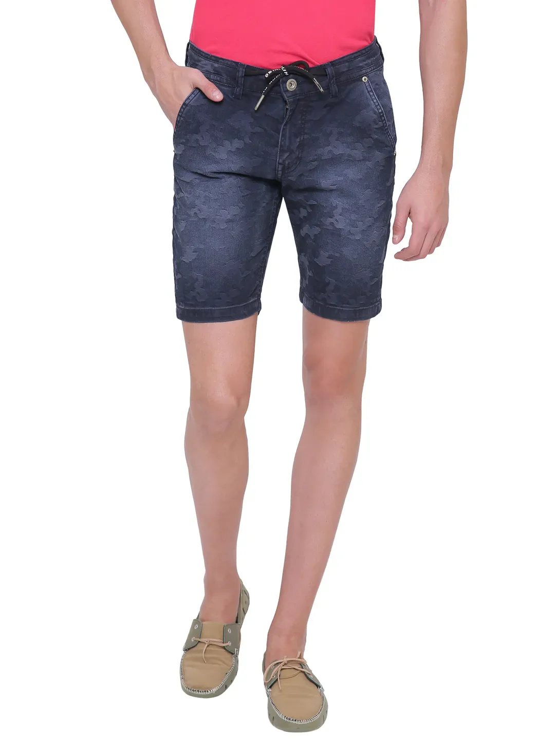 Blue Shorts Fit Men's Shorts by Being Human Clothing