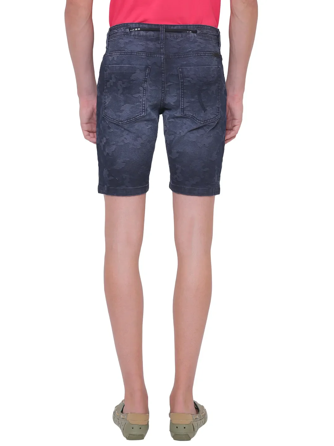 Blue Shorts Fit Men's Shorts by Being Human Clothing - Image 4