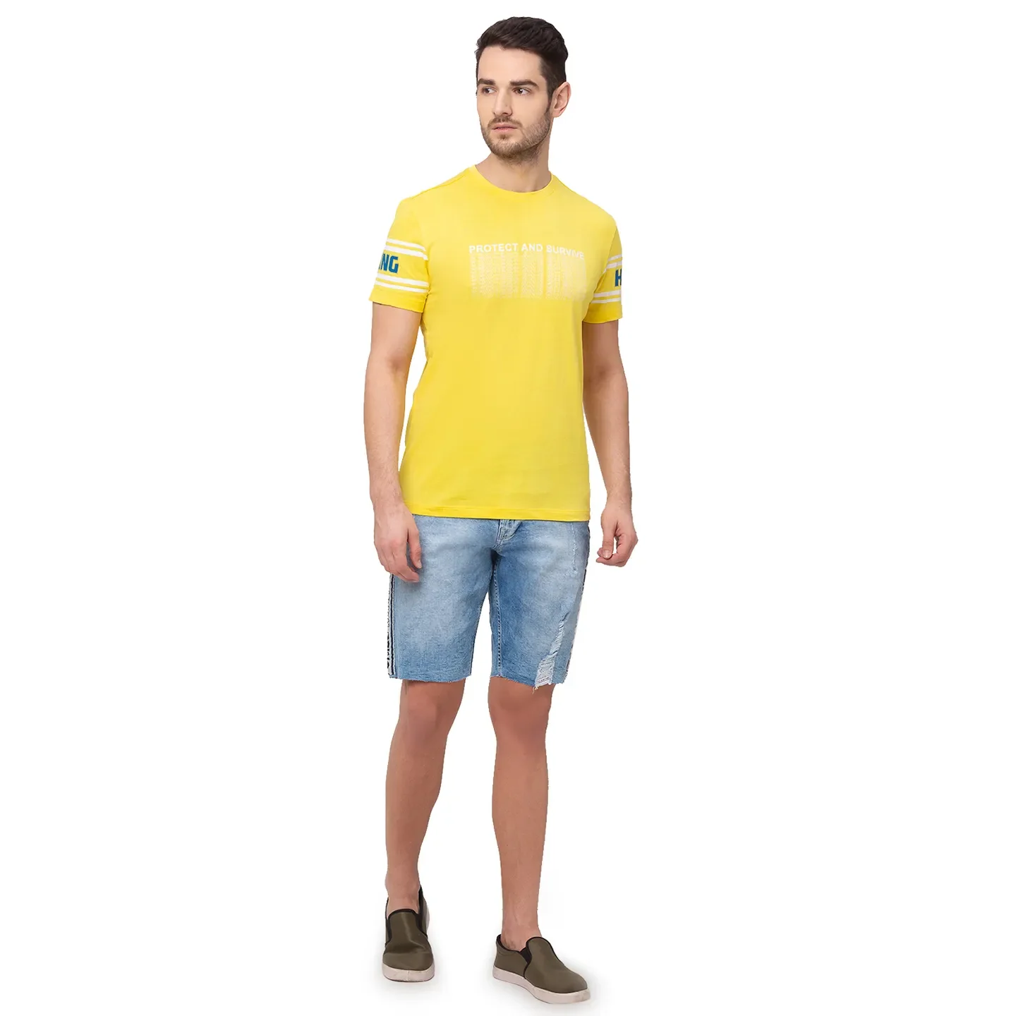 Blue Shorts Fit Men's Shorts by Being Human Clothing - Image 4