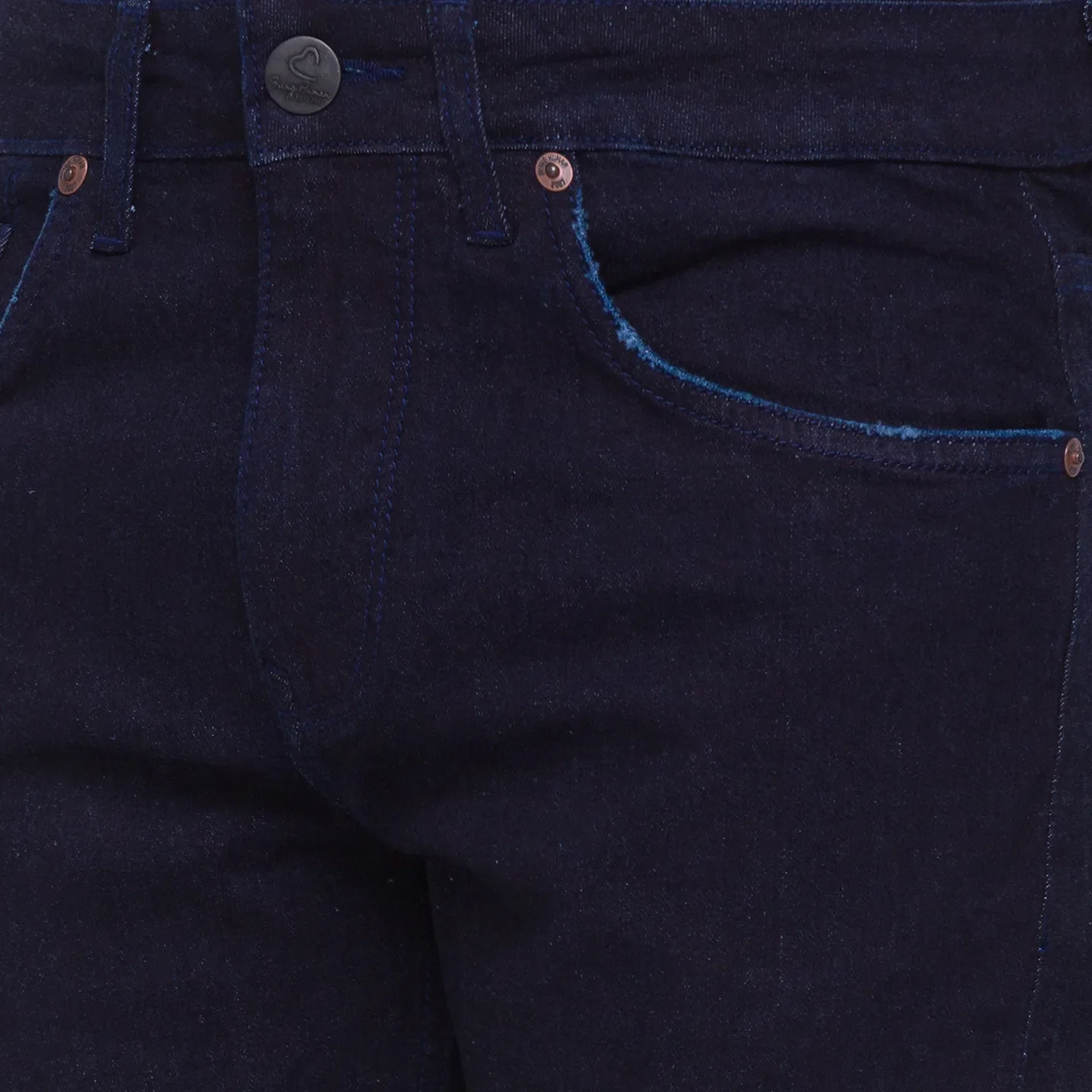 Blue Skinny Cropped Fit Men's Denims by Being Human Clothing - Image 3