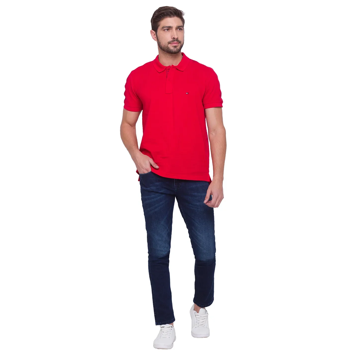 Blue Skinny Straight Fit Men's Denims by Being Human Clothing - Image 5