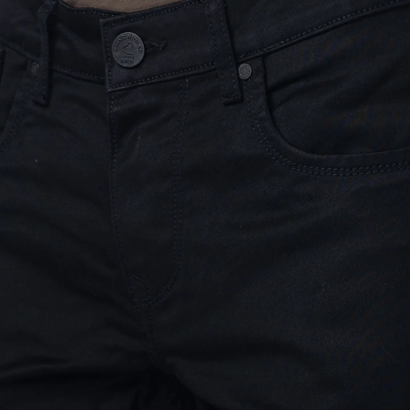 Blue Skinny Straight Fit Men's Denims by Being Human Clothing - Image 4