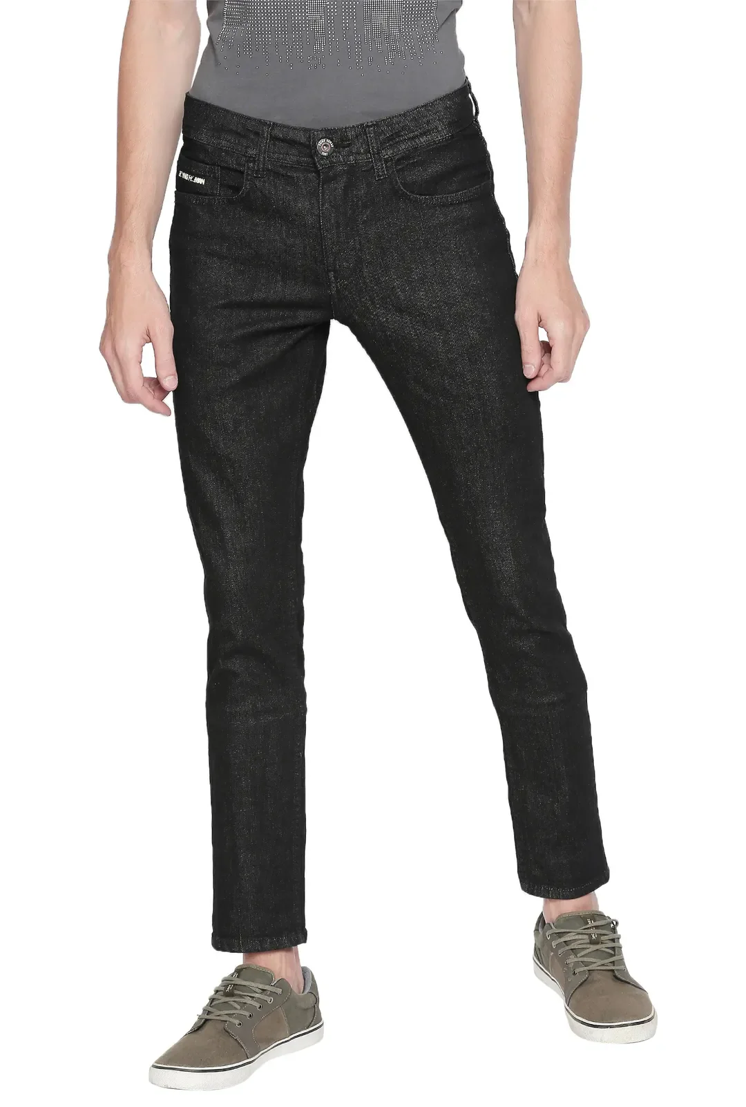 Blue Skinny Straight Fit Men's Denims by Being Human Clothing