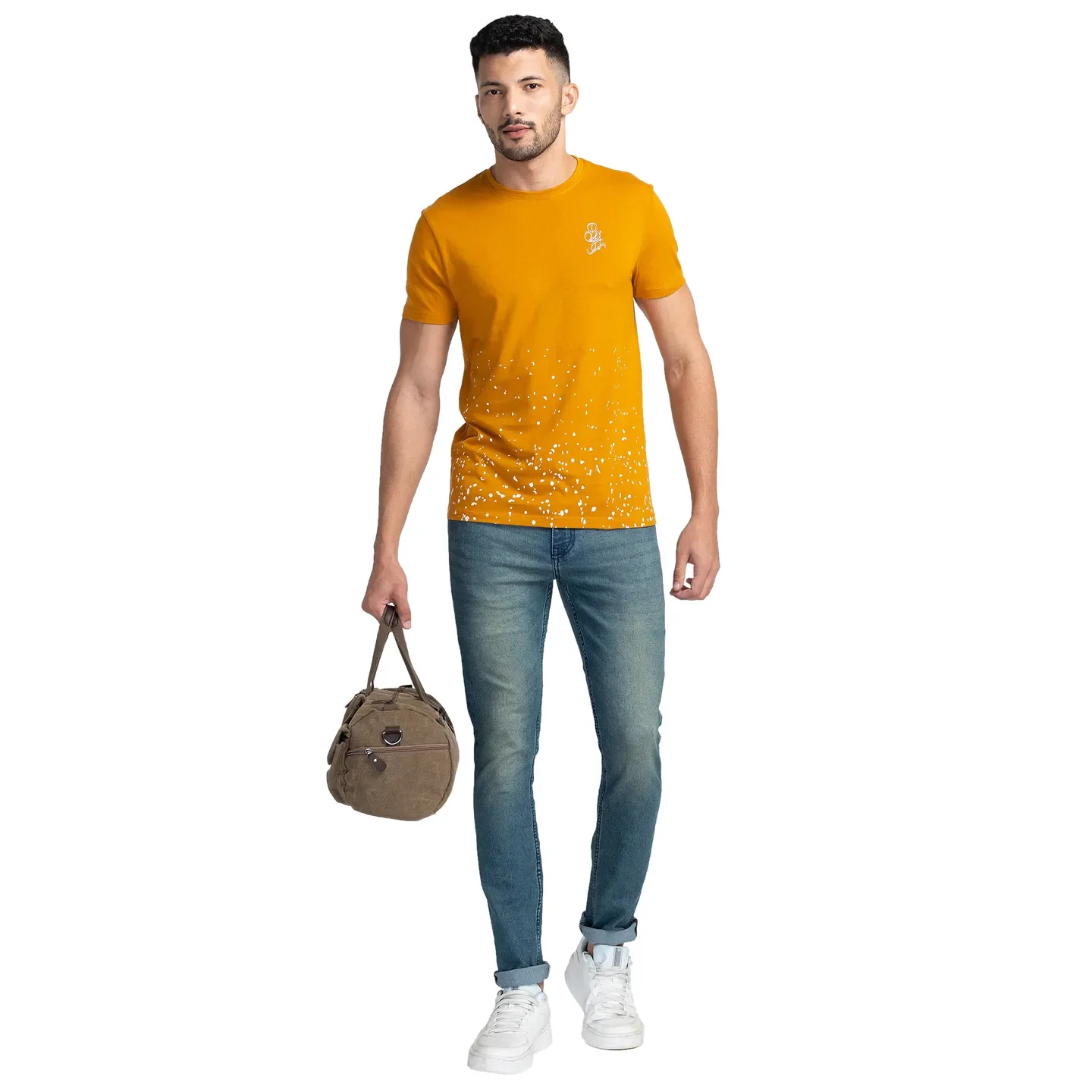 Blue Skinny Fit Denims For Men By Being Human Clothing - Image 6