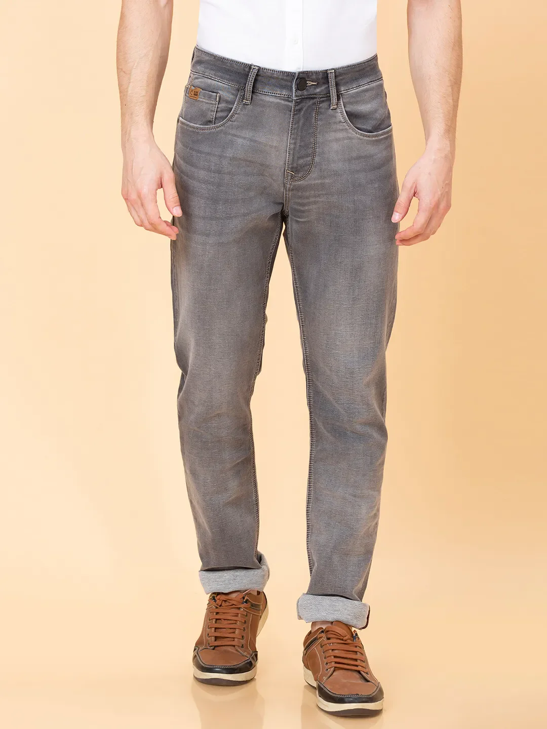 Blue Skinny Fit Men's Denims by Being Human Clothing - Image 4