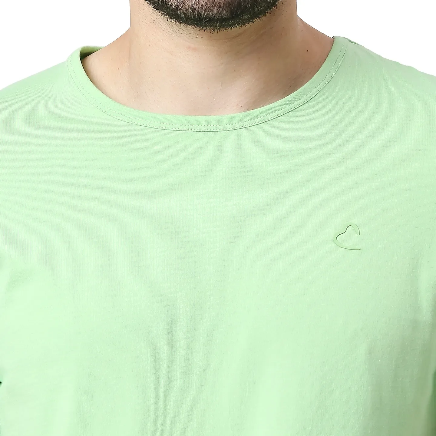 Green Slim Straight Fit Men's Short Sleeves T-Shirt by Being Human Clothing - Image 4