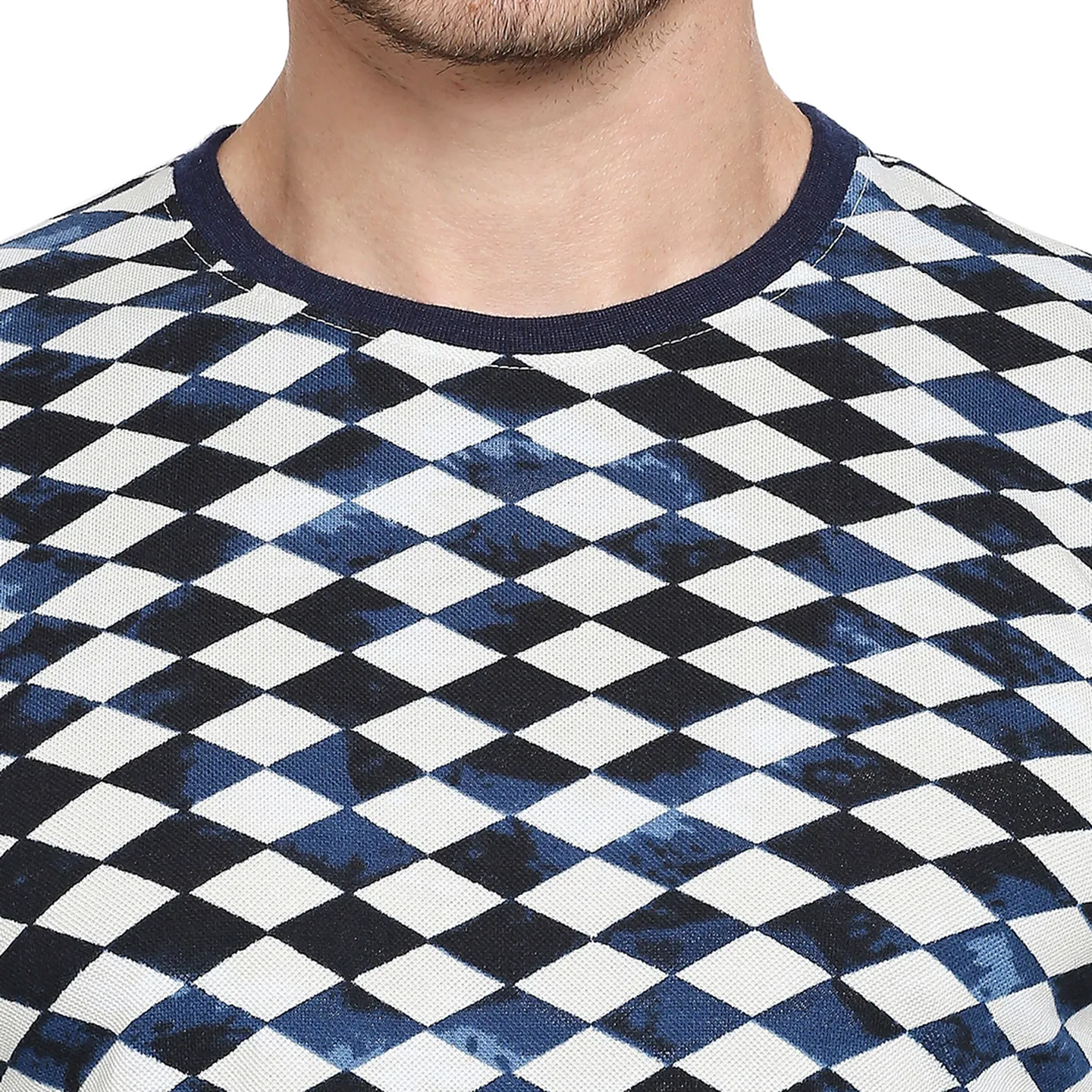 White Slim Straight Fit Men's Long Sleeves T-Shirt by Being Human Clothing - Image 2