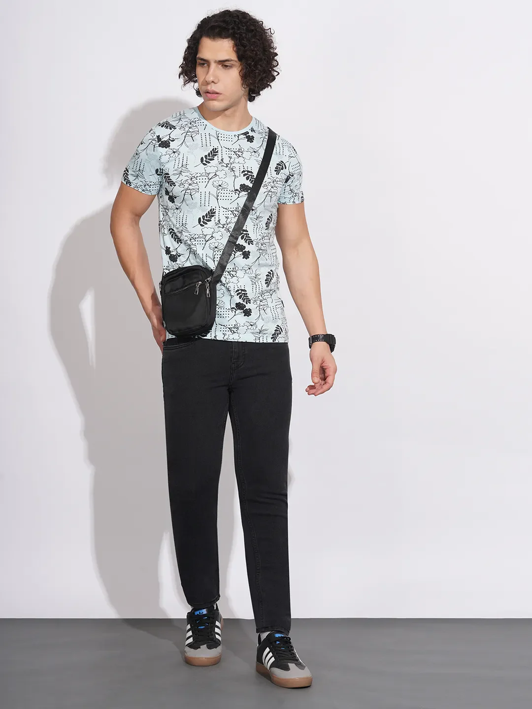 Black Slim Fit Men's Denims by Being Human Clothing - Image 4