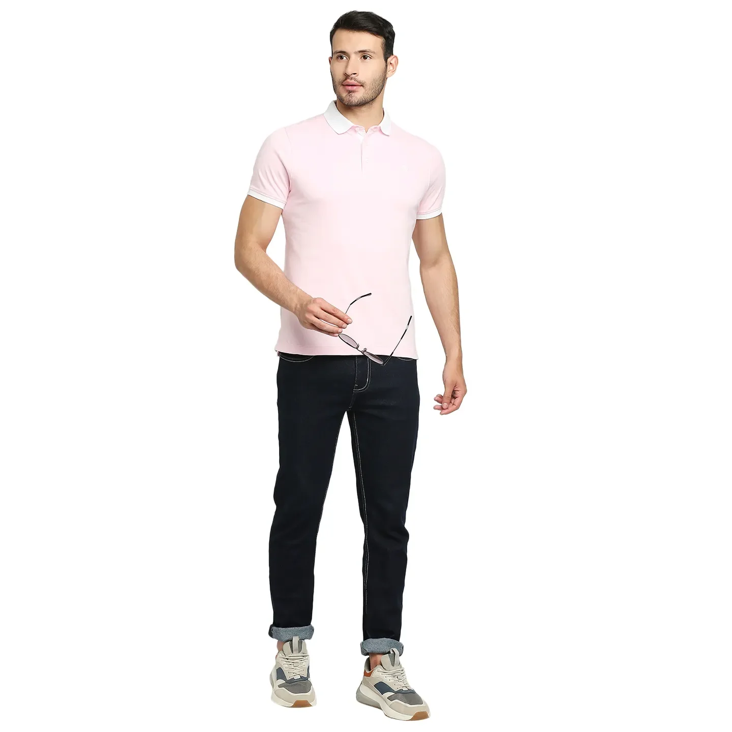 Blue Slim Straight Fit Men's Denims by Being Human Clothing - Image 5