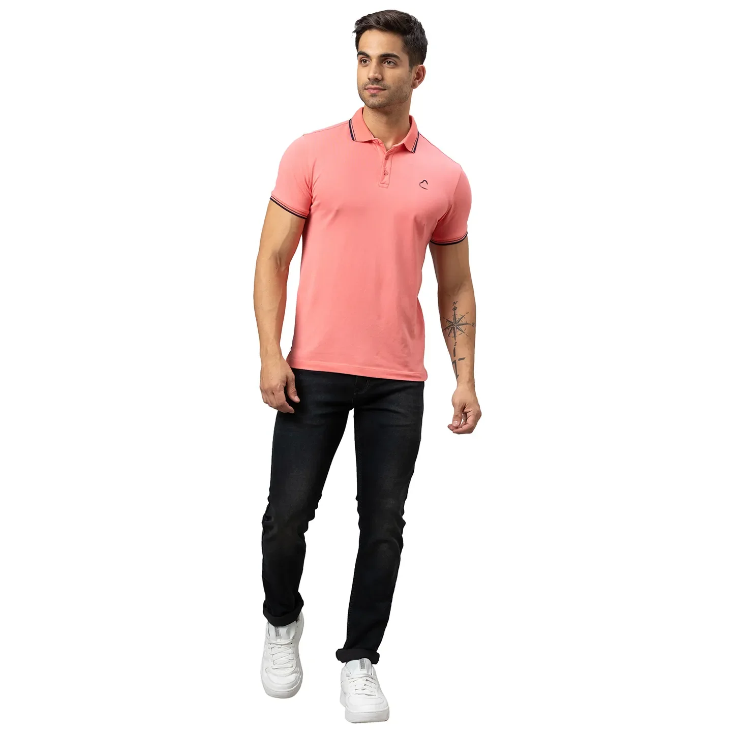 Blue Slim Straight Fit Men's Denims by Being Human Clothing - Image 2