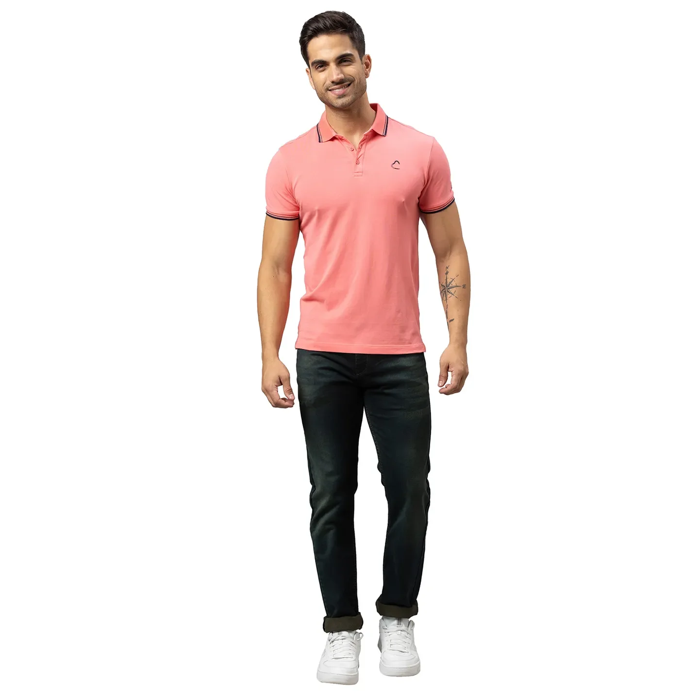 Blue Slim Straight Fit Men's Denims by Being Human Clothing - Image 2