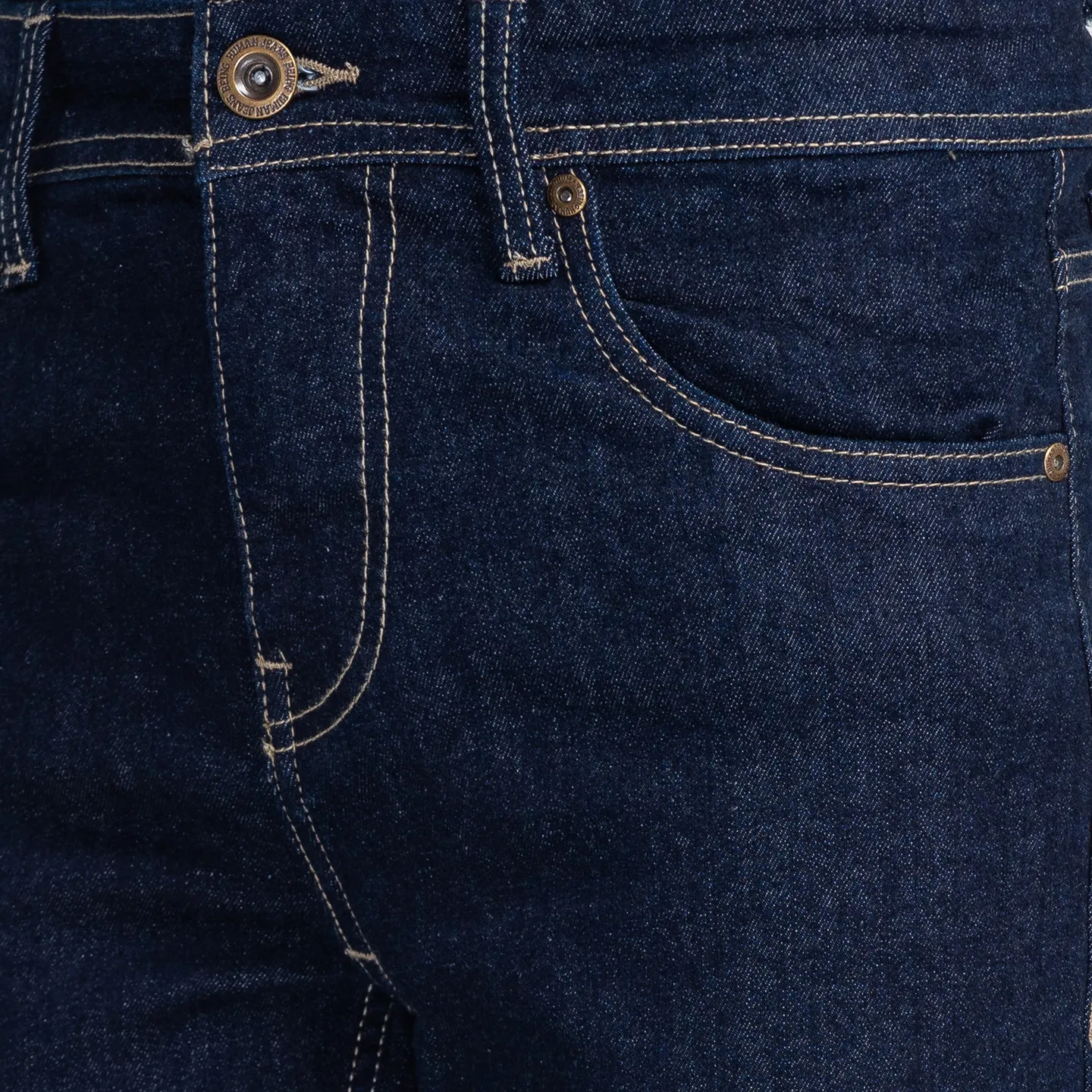 Blue Slim Straight Fit Men's Denims by Being Human Clothing - Image 4
