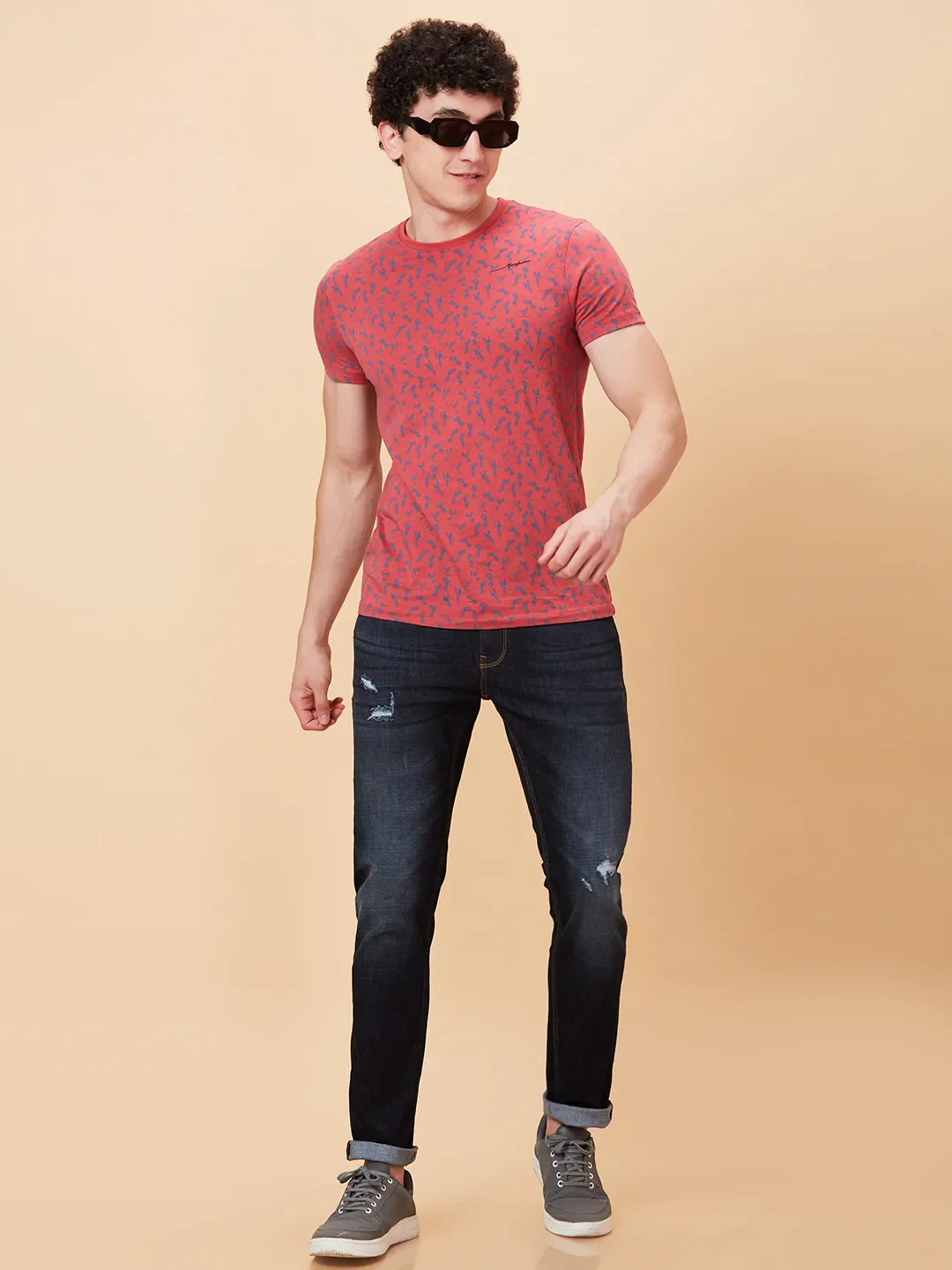 Blue Slim Fit Men's Denims by Being Human Clothing - Image 6