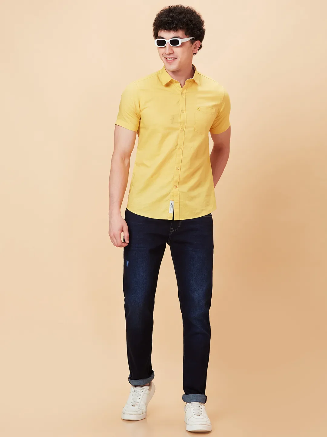 Blue Slim Fit Men's Denims by Being Human Clothing - Image 6