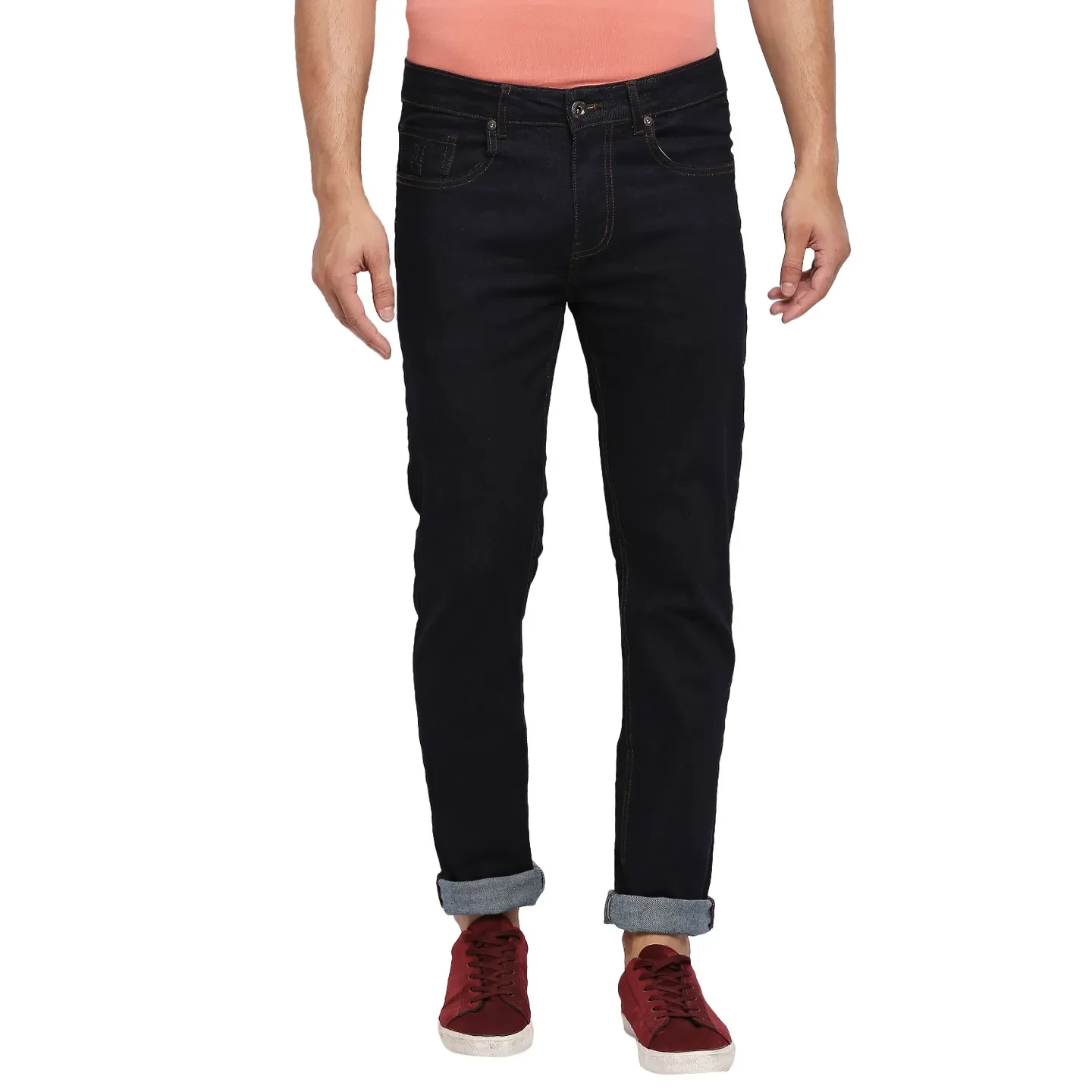 Blue Slim Straight Fit Men's Denims by Being Human Clothing