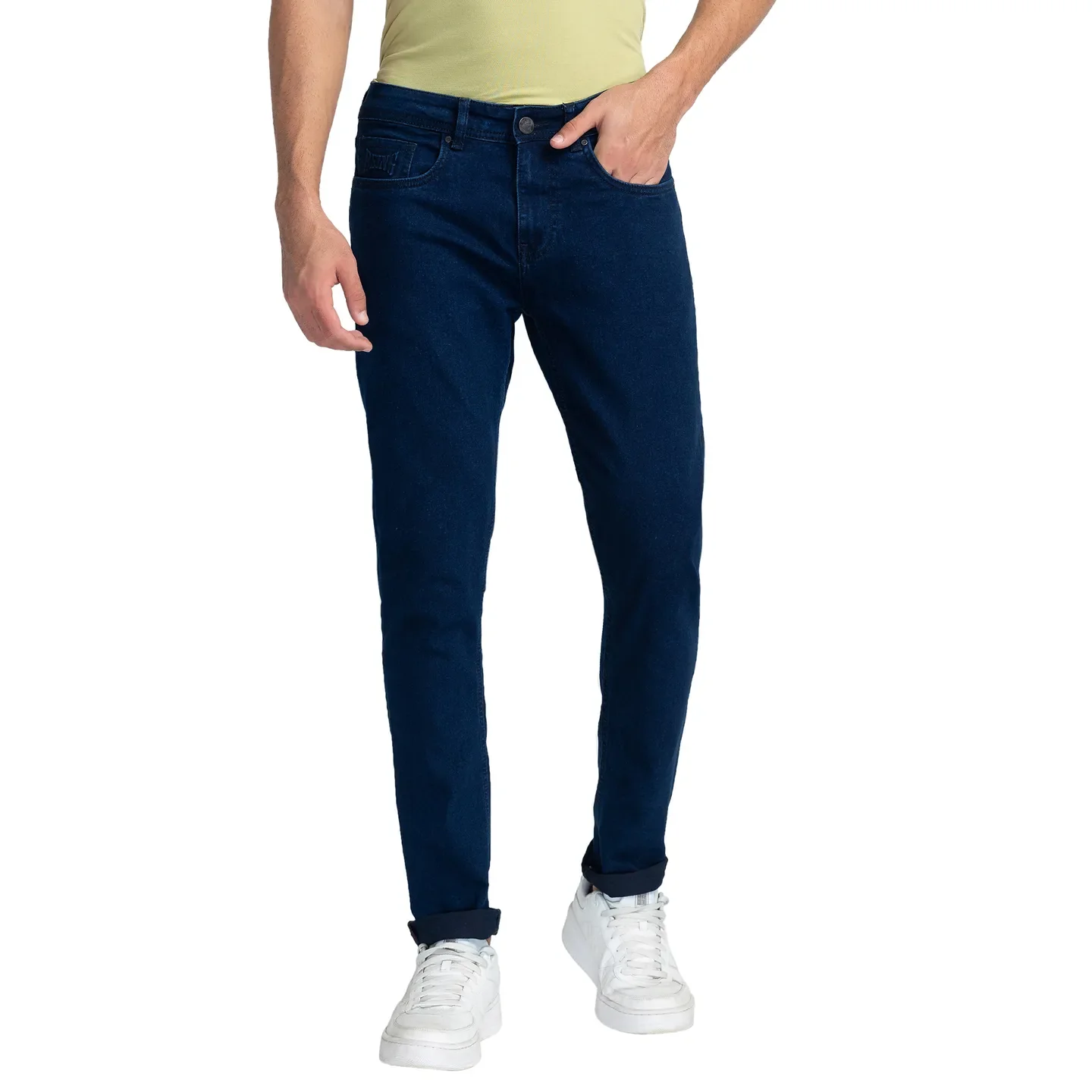 Blue Slim Straight Fit Men's Denims by Being Human Clothing