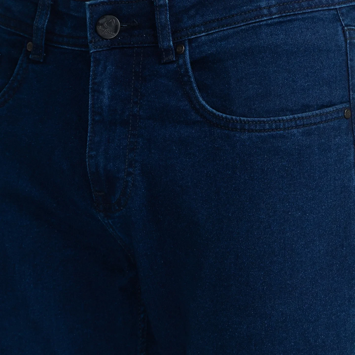 Blue Slim Straight Fit Men's Denims by Being Human Clothing - Image 5