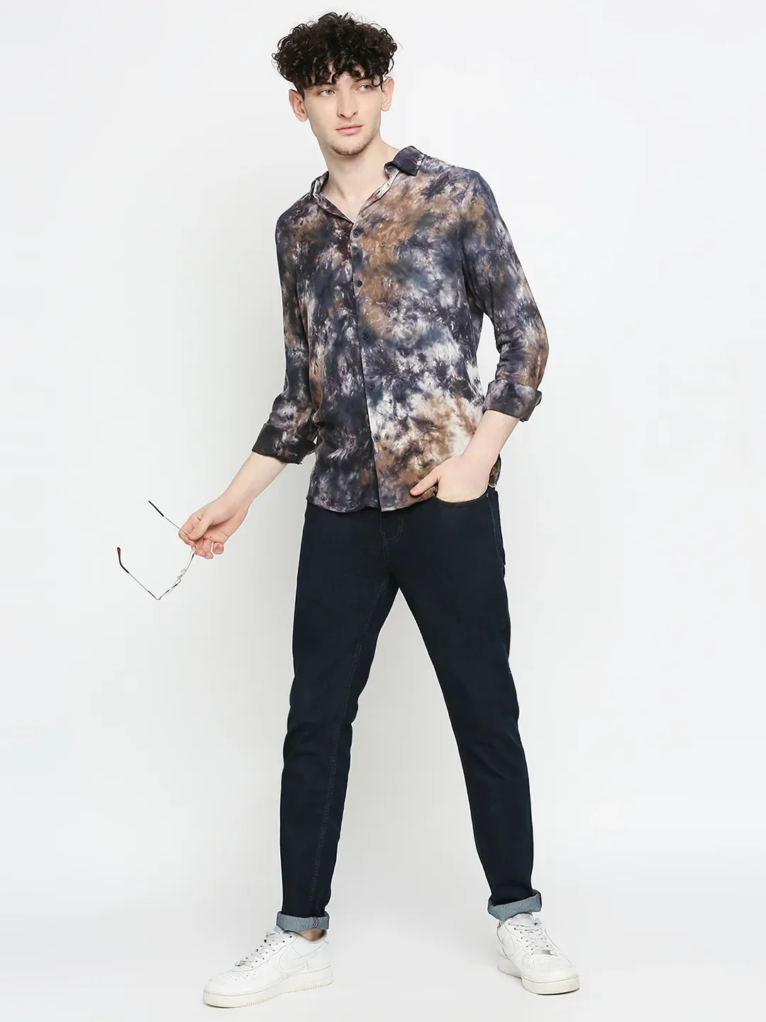 Blue Slim Straight Fit Men's Denims by Being Human Clothing - Image 6