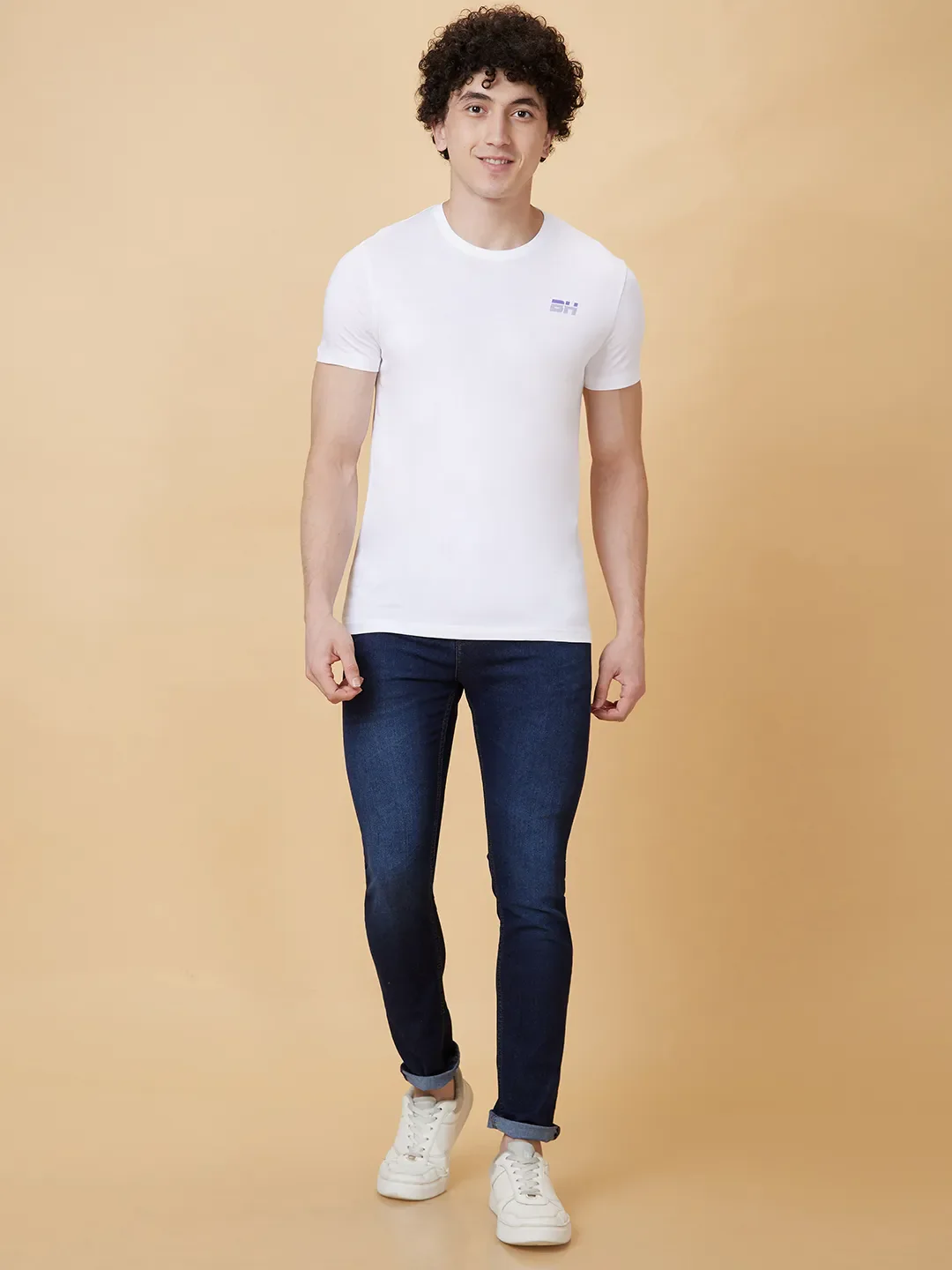 Blue Slim Straight Fit Men's Denims by Being Human Clothing
